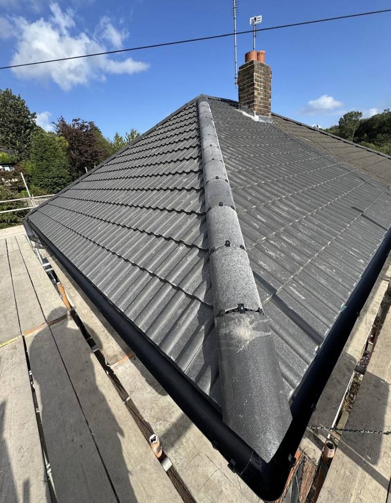 Full new roof install completed by Tradeall
