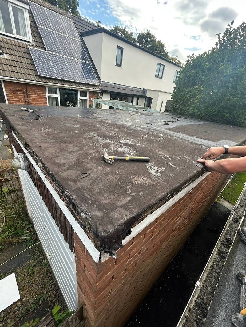 Roof replacement project finished by Tradeall