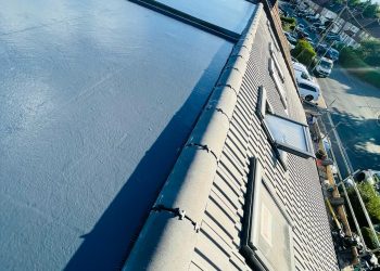 Flat roof installed by Tradeall Roofing